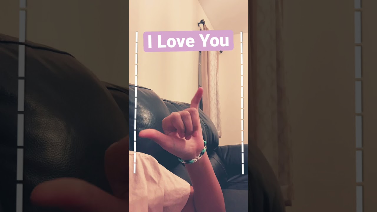 I Love You In Sign Language | Subcribe 😃