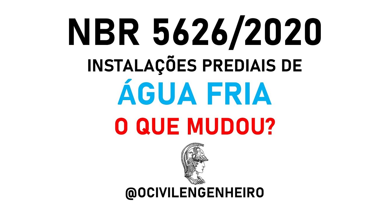 ESTUDE COMIGO #081 - NBR 5626/2020 - O QUE MUDOU COM A REVISÃO?