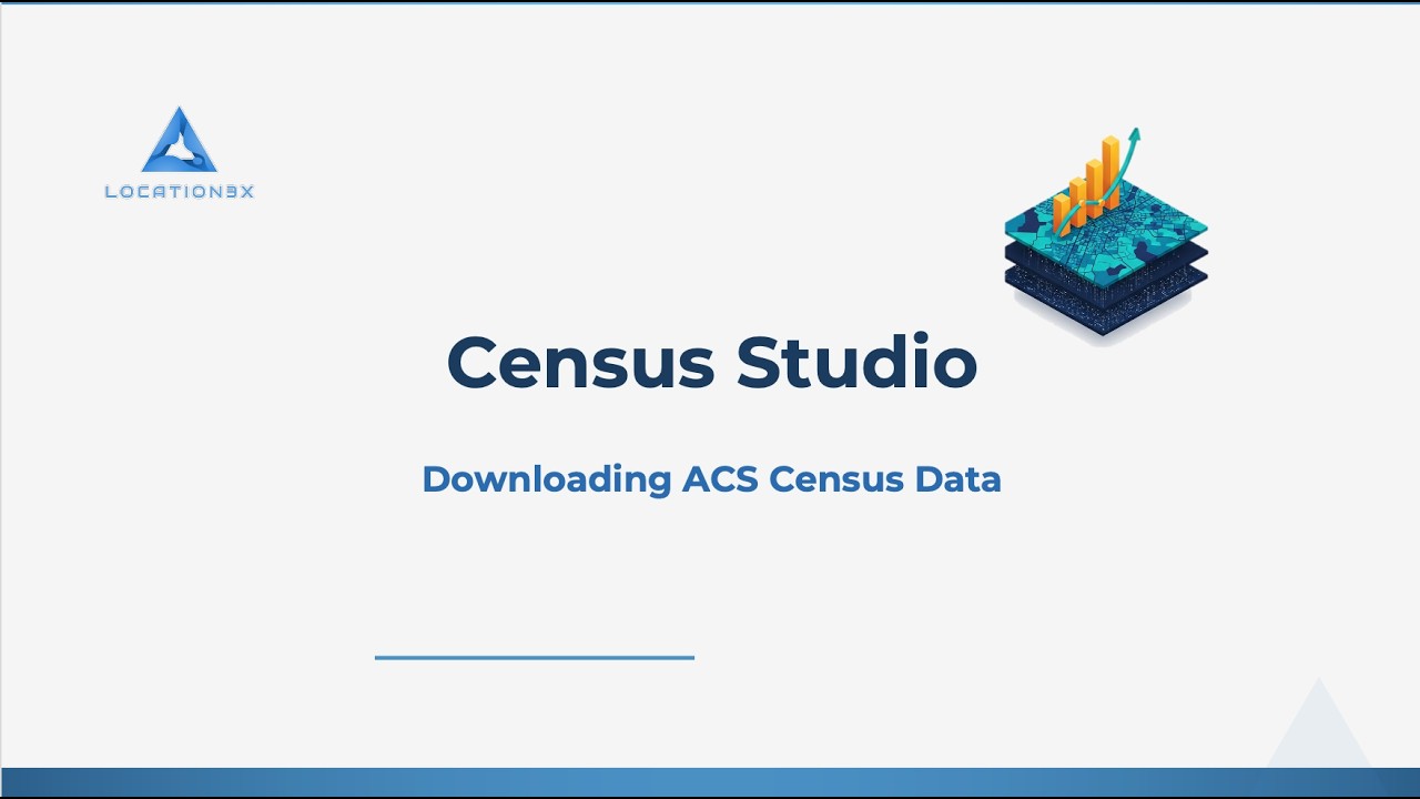 Census Studio for ArcGIS Pro - Download ACS Census Data