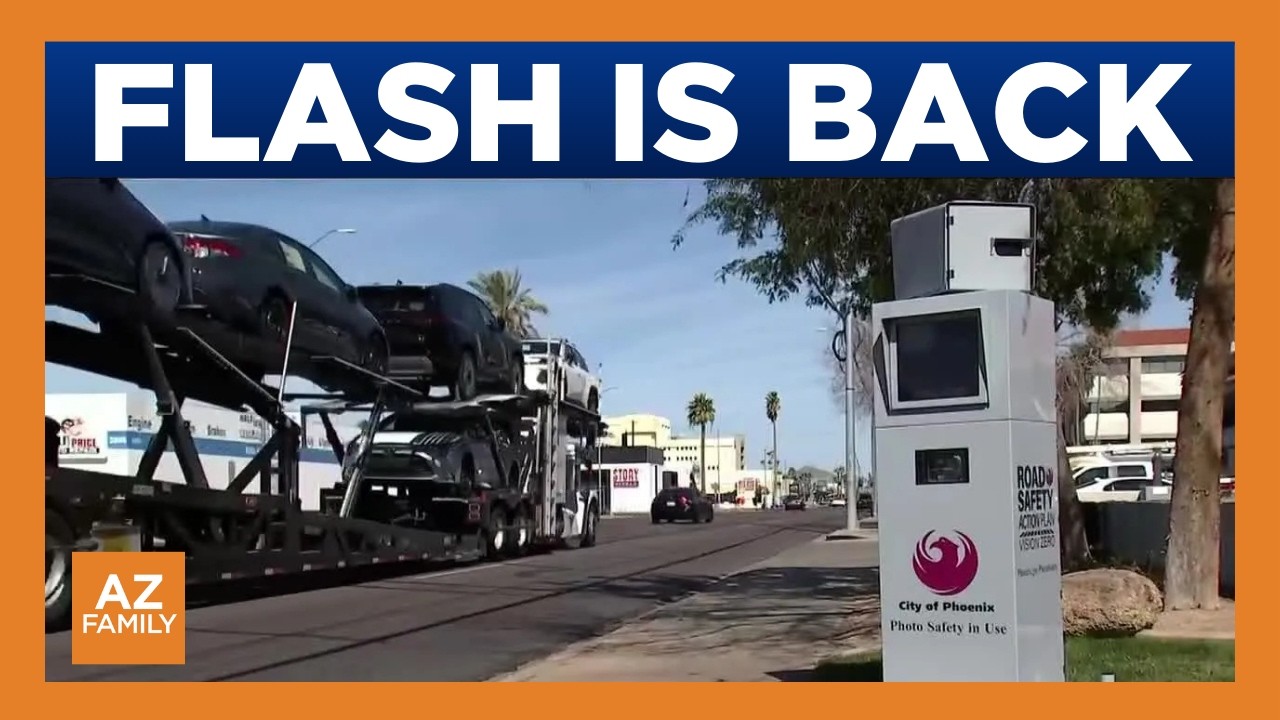 Speed enforcement cameras return to 'high-risk' areas in Phoenix