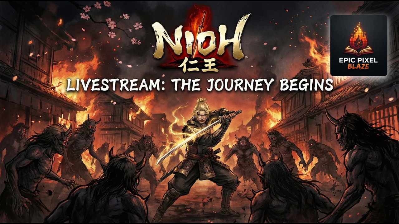Nioh Livestream - The Dark Samurai's Journey Begins | Epic Yokai Boss Fights