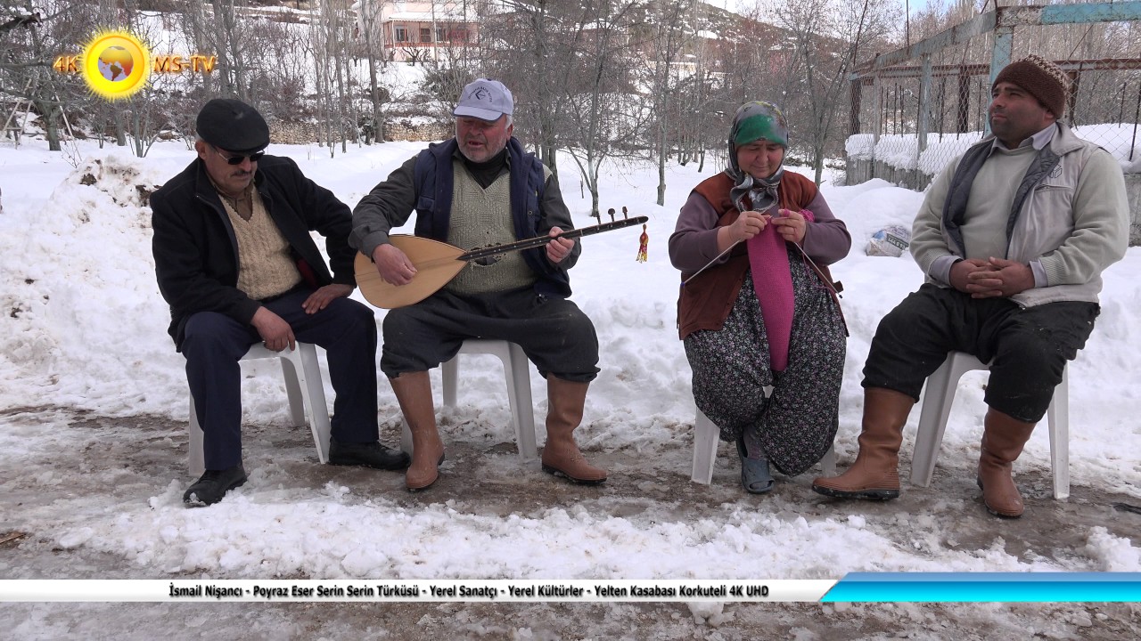 Talip Nişancı-Poyraz Eser Serin Serin Türküsü-Yerel Sanatçı-Yerel Kültürler-Yelten Korkuteli 4K UHD