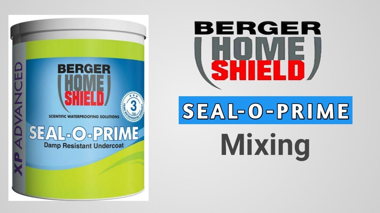 Berger Home Shield Seal-O-PrimerMixing .exterior wall primer Kaise use Karen #Annapurnahomepainter