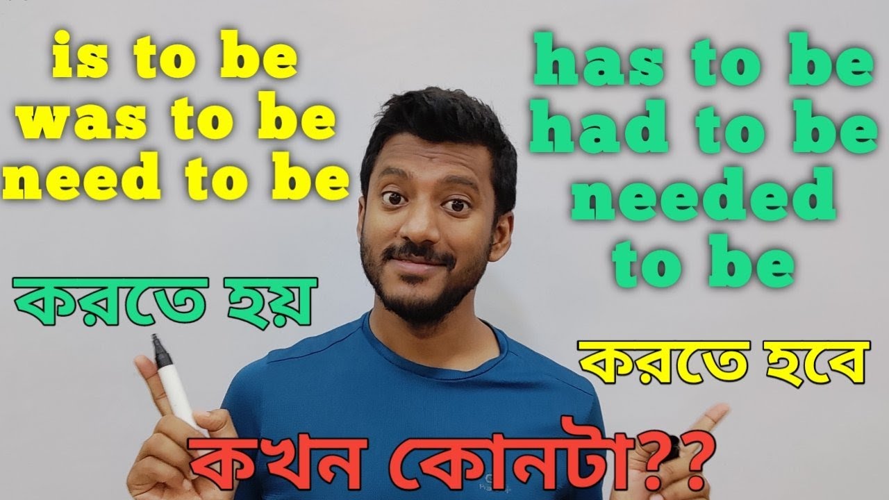 to be নিয়ে সমস্ত রকম বাক্য। Live Spoken English Practice through Bengali