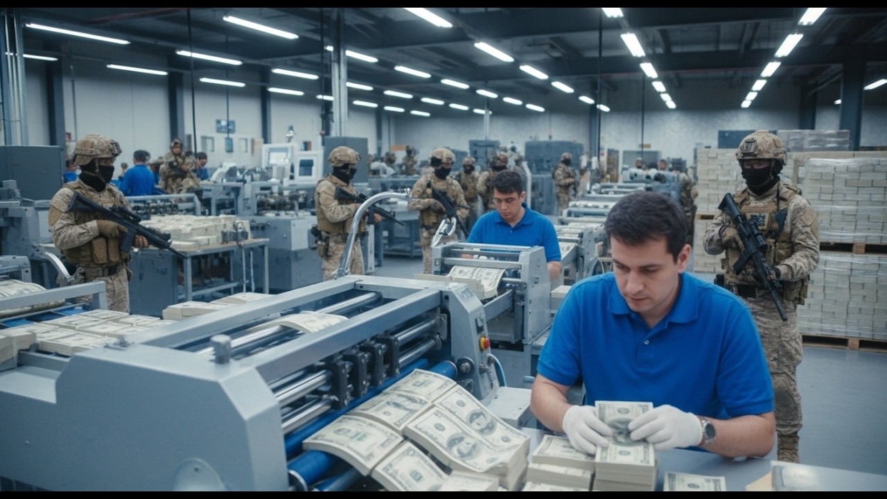 Inside the U.S. Dollar Factory: From Paper to Powerful Currency (Full Process)