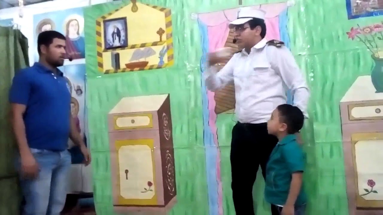 عرض مسرحى لمعجزة للقديس ابو سيفين - ابنى يا ابو سيفين- لفريق الكرمة