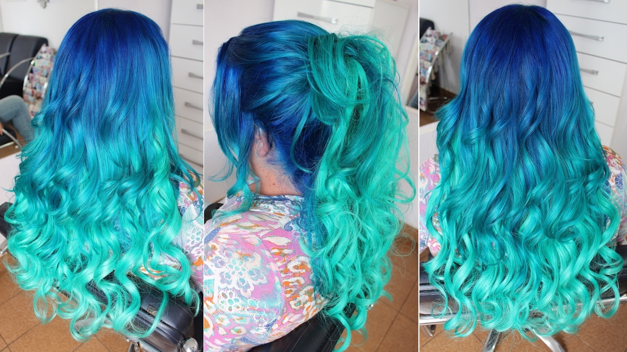 Cabelo De Sereia em Degrade, Mermaid Hair passo a passo por Rafael Secolin
