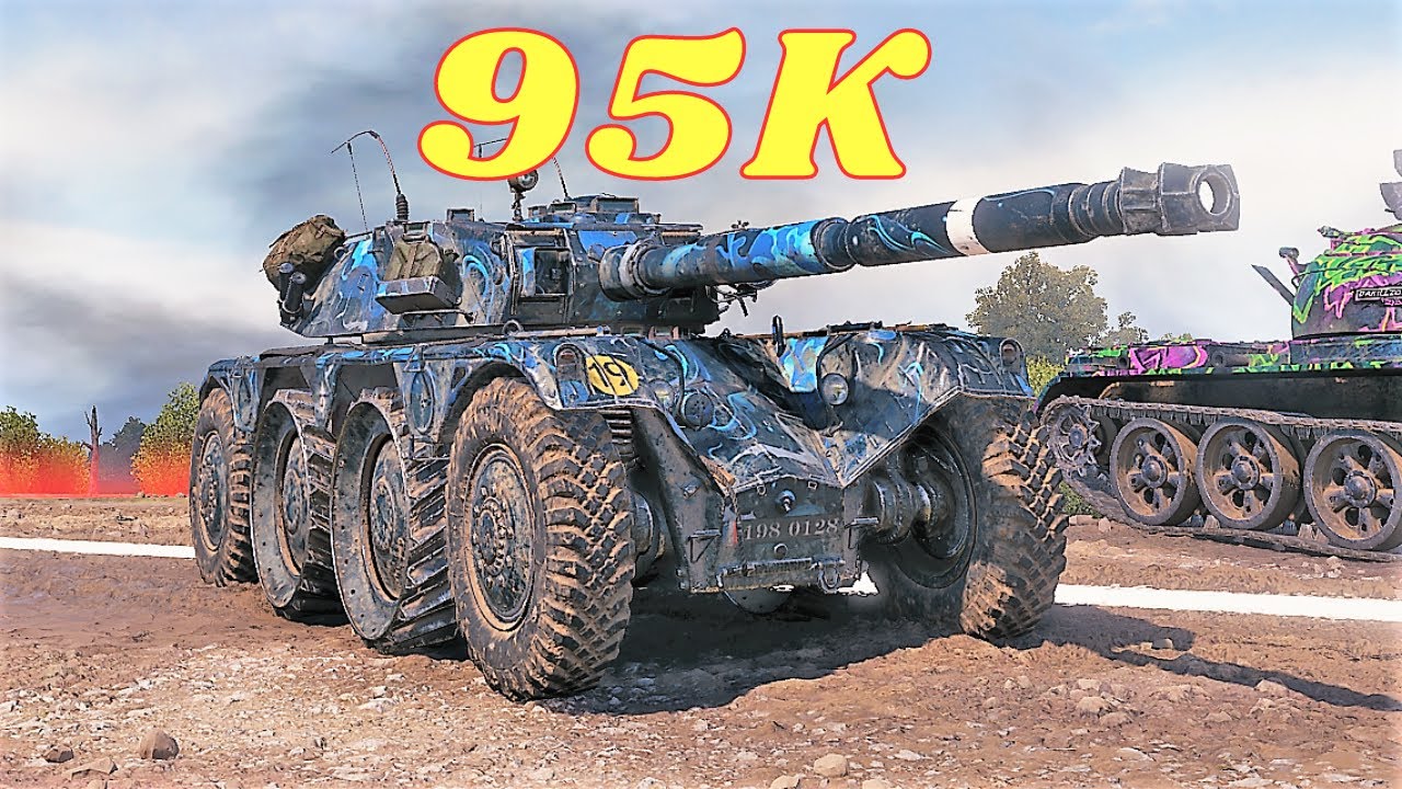 Panhard EBR 105, EBR 90 , EBR 105  +95K  Spot Damage  etc compilation Scout World of Tanks Replays