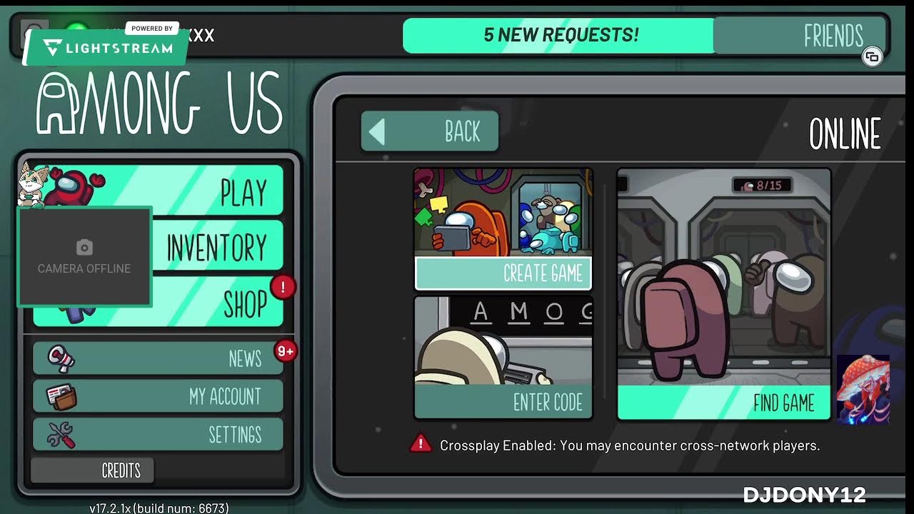 Among Us Live!!! Subscribe To Join!!!! Use Creator Code NBA2K15ERIC!!!!!!!!