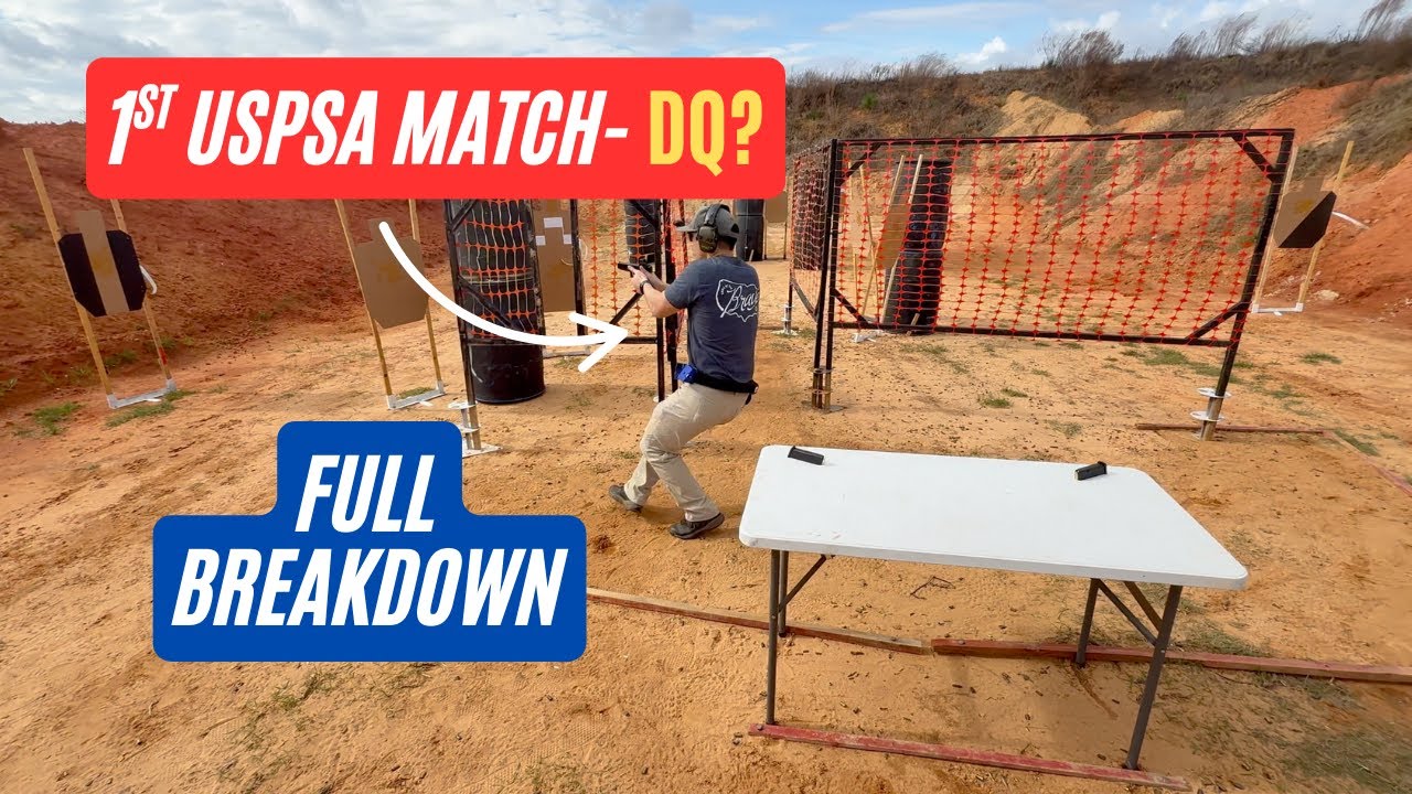 1st USPSA Match Full Breakdown and Lessons
