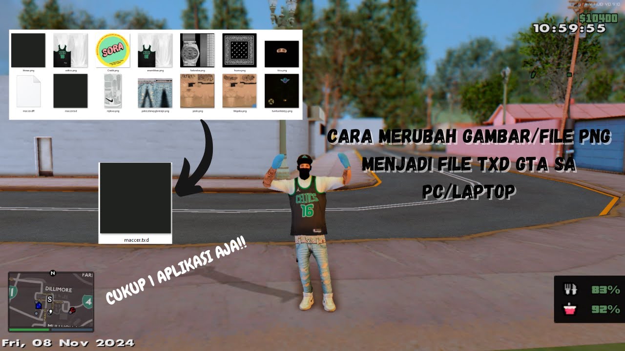 Tutorial Merubah File PNG / Texture Gambar Menjadi File TXD - GTA SA PC