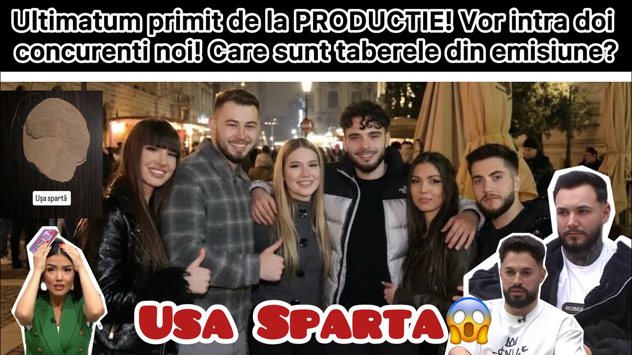 Ultimatum primit de la PRODUCTIE! Vor intra doi concurenti noi! Care sunt taberele din emisiune?