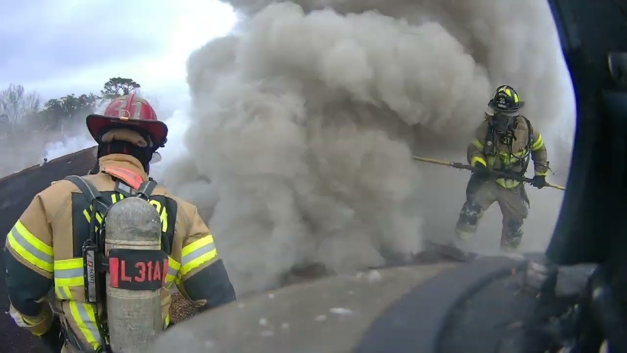 HFD Apartment Fire Vertical Ventilation