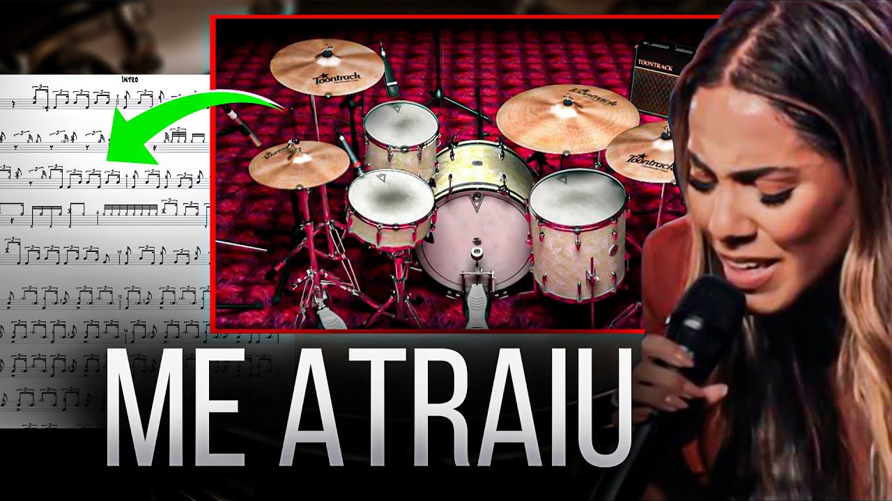 Me Atraiu - Gabriela Rocha | Partitura de Bateria