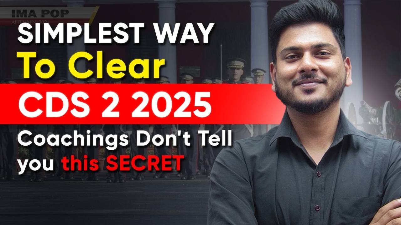 CDS 2 2025 Study Plan 🔥 | Best Strategy to Crack CDS Exam in First Attempt