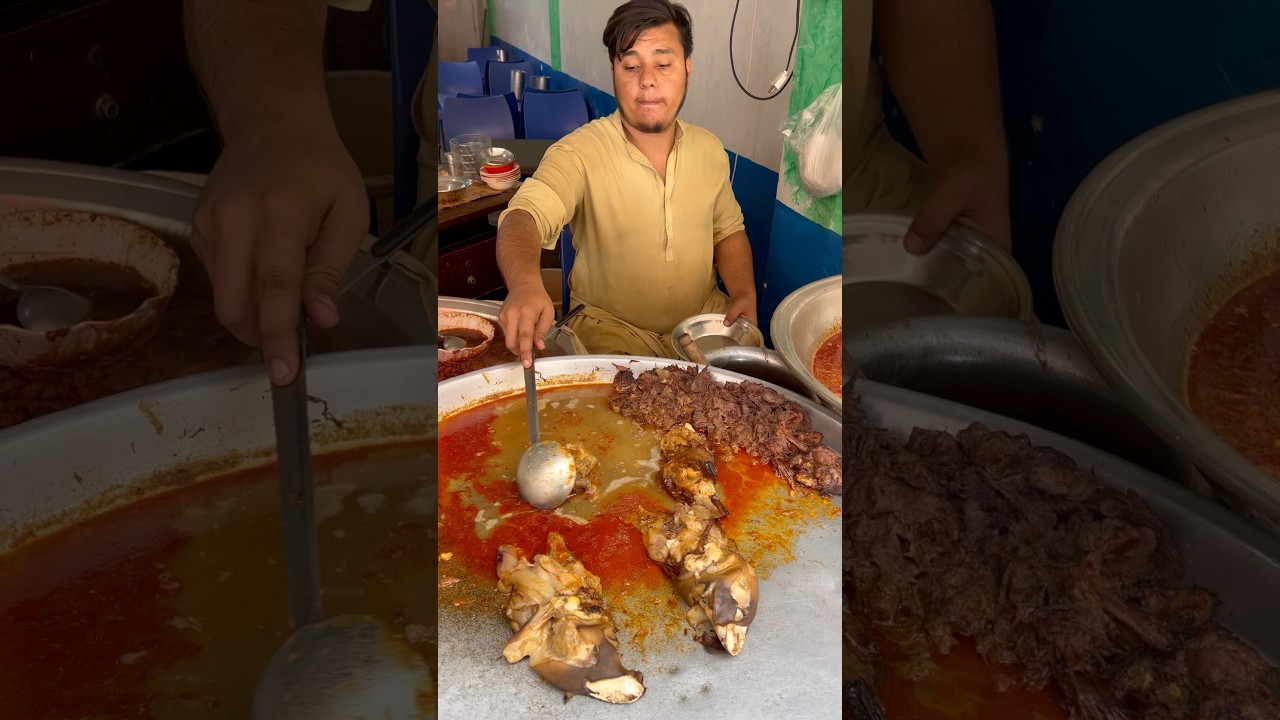 Peshawar&rsquo;s Secret Bong Paye Nashta 🍲 | Pehalwan Siri Paye | Khyber Bazaar | Street food x