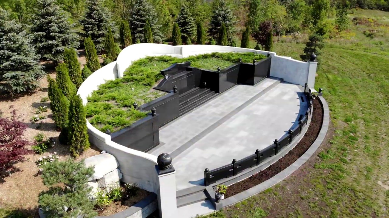 Burlington Memorial Gardens Drone Video