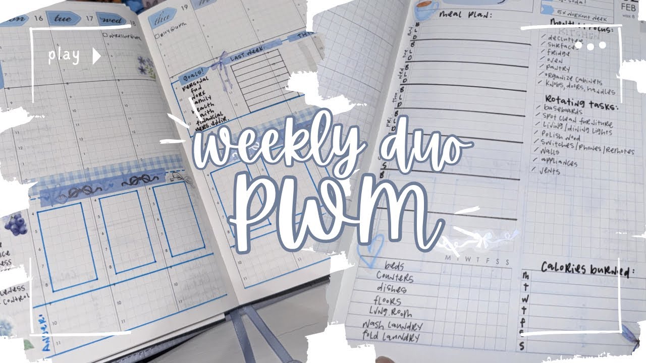 Adjusting My Planner for This Season of Life | B6 Weekly Duo by Just Scribble Plan With Me