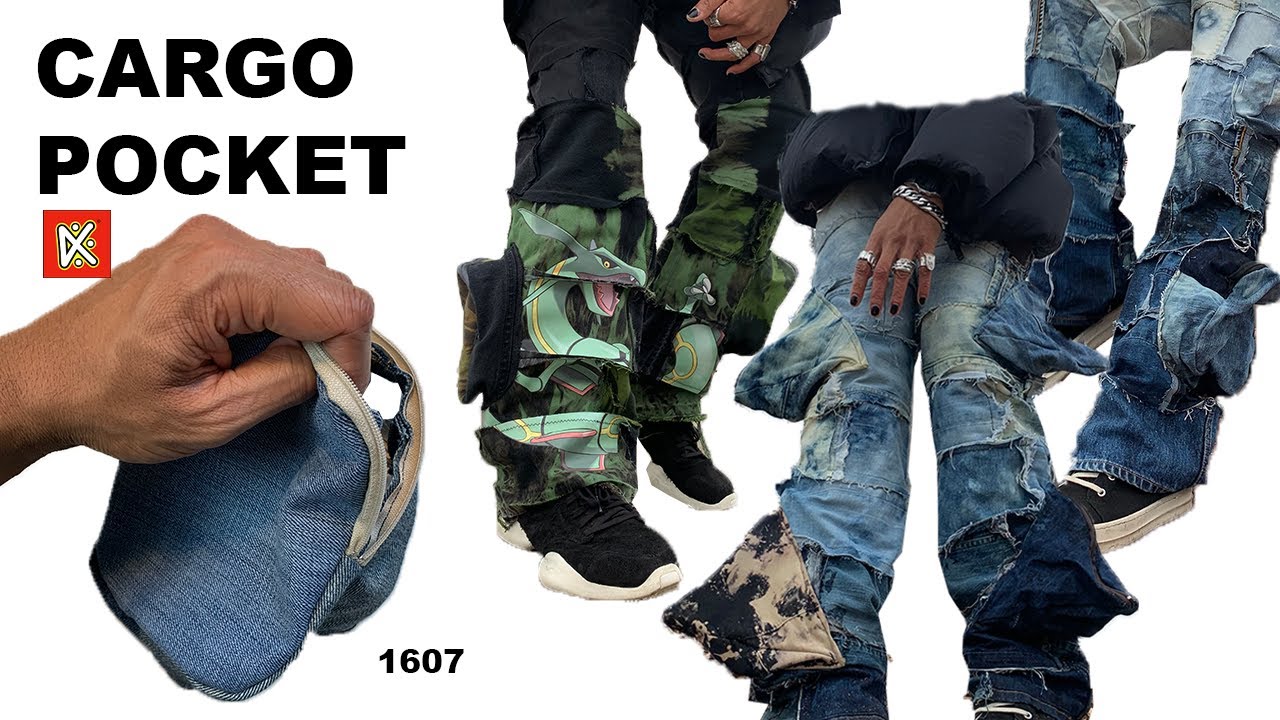 HOW TO MAKE A CARGO POCKET - EASY