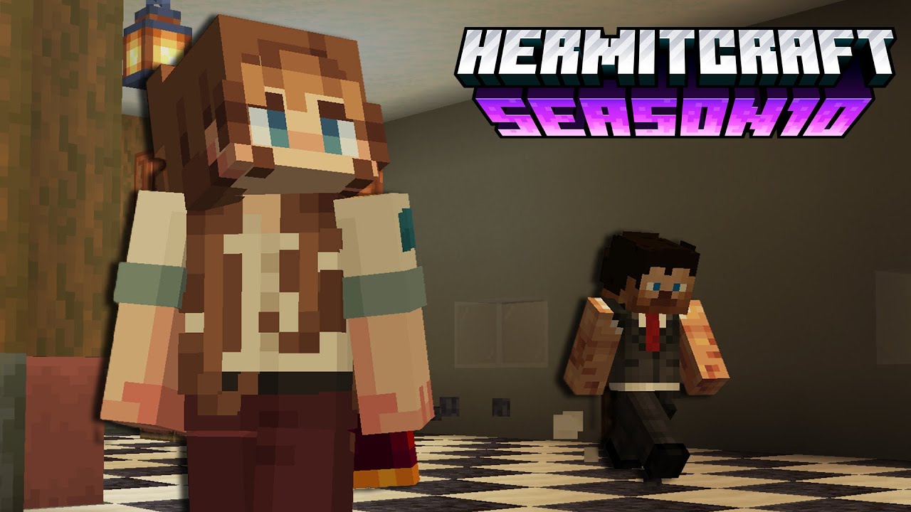 HUNGRY HERMITS: FIRST DAY 8 With Skizz! 300+ Score | Hermitcraft 10