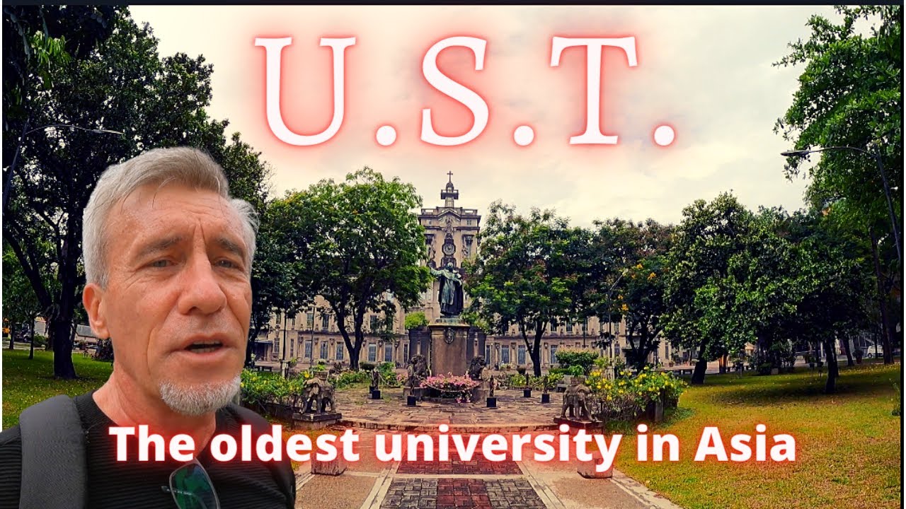 UNIVERSITY OF SANTO TOMAS - tour of the beautiful campus.