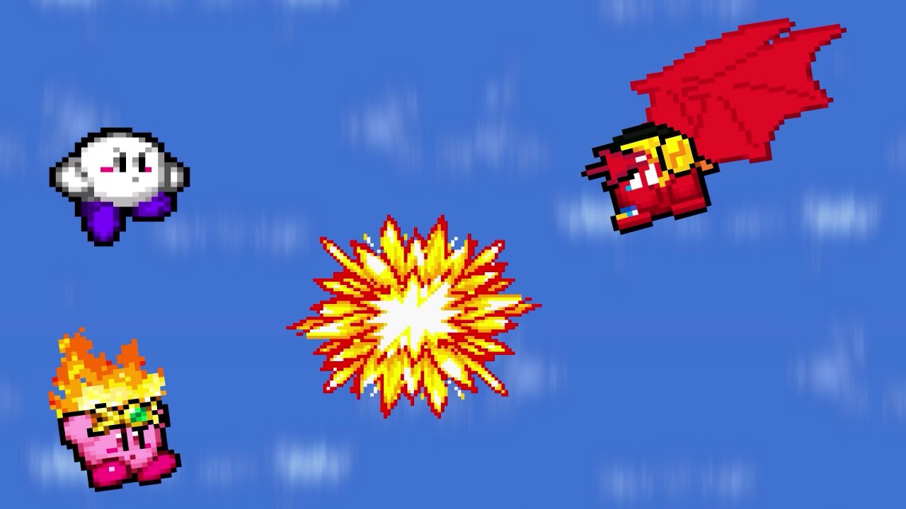 Kirby (Sprite)Fighting Animation Part 2