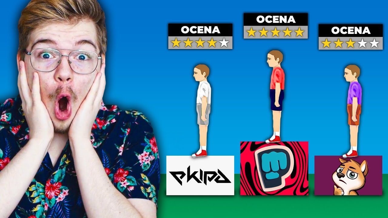 GRAM W NAJLEPSZE MAPKI YOUTUBERÓW! (Happy Wheels)