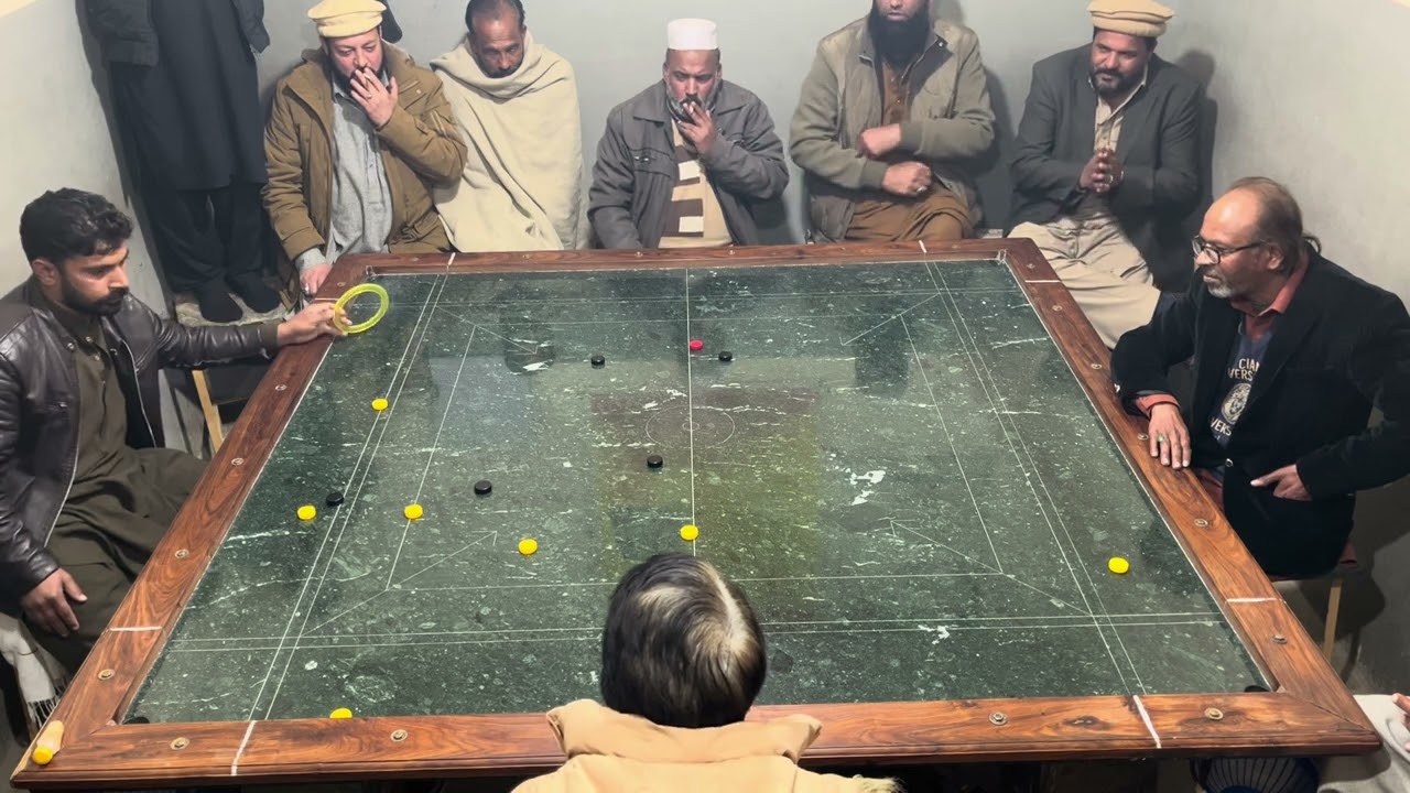Double🇵🇰 challenge match🇵🇰 big players Javed bhai vs Captain Saab￼🏆😱🏆😱}#carrom#viral Videos 
