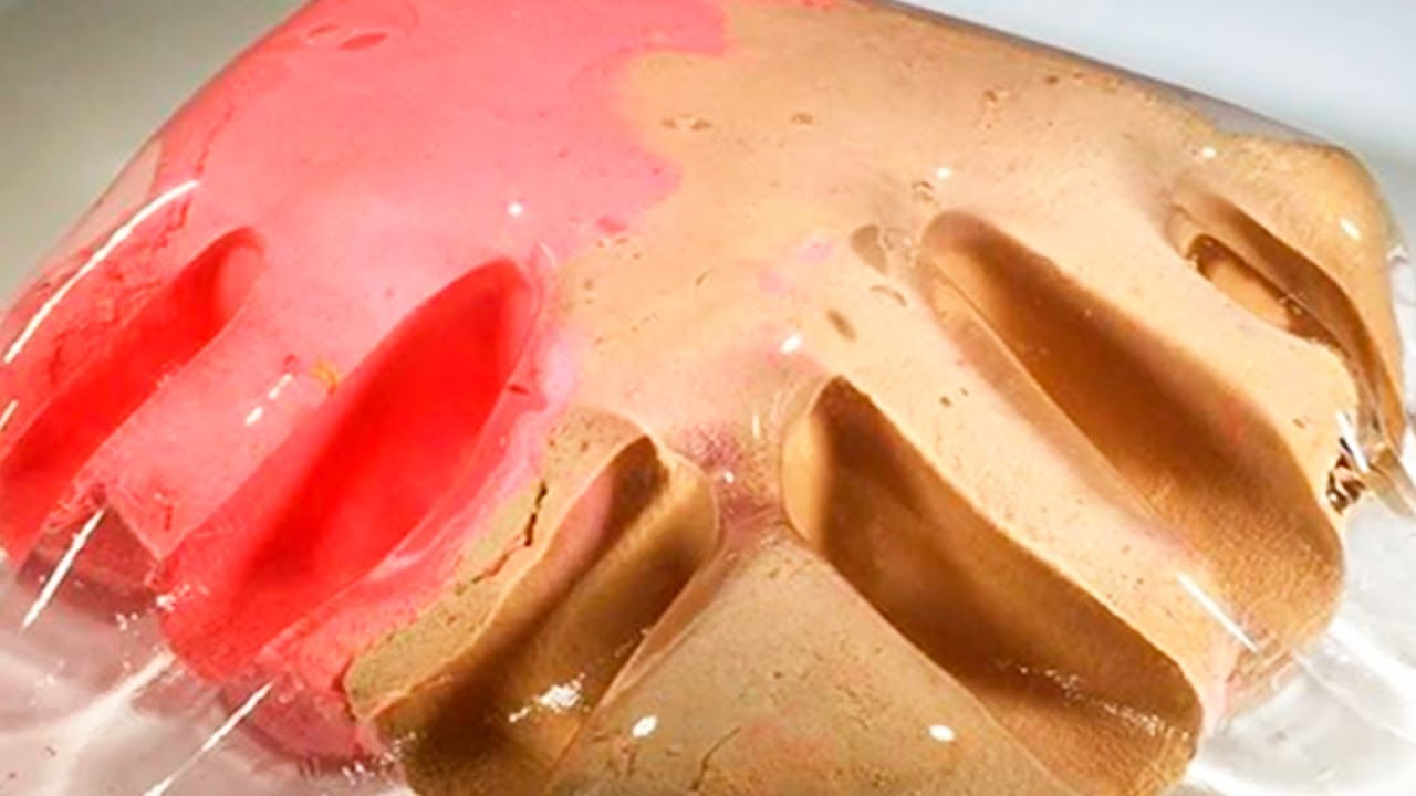 Reverse Slime ASMR - Clay Slime Mixing
