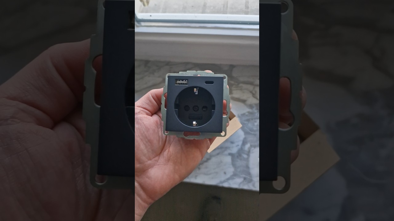 #электрика #electrician #elektrik #electrical #sockets #gira #розетка #usb #diy