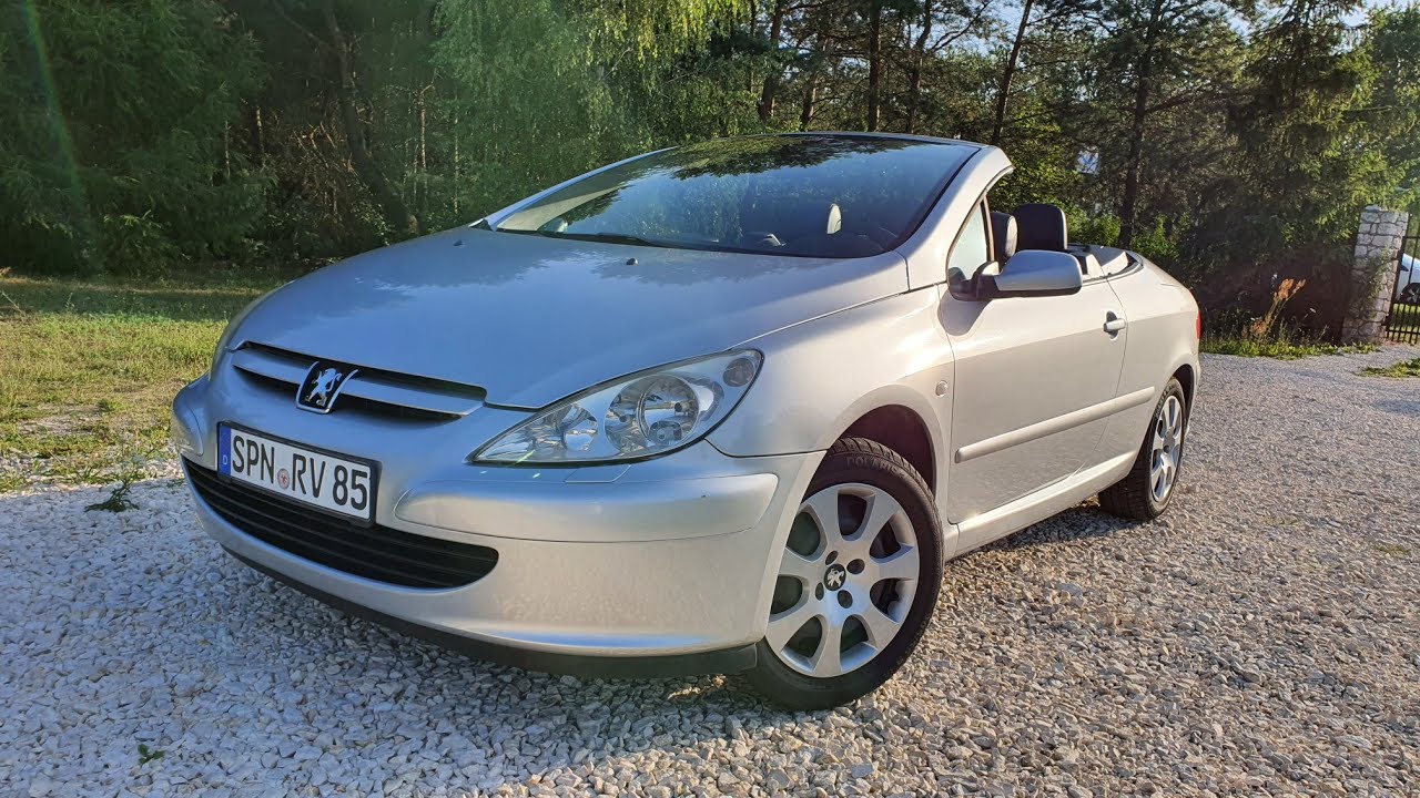 Peugeot 307 CC 2005 1.6 16v 110KM Prezentacja Samochodu