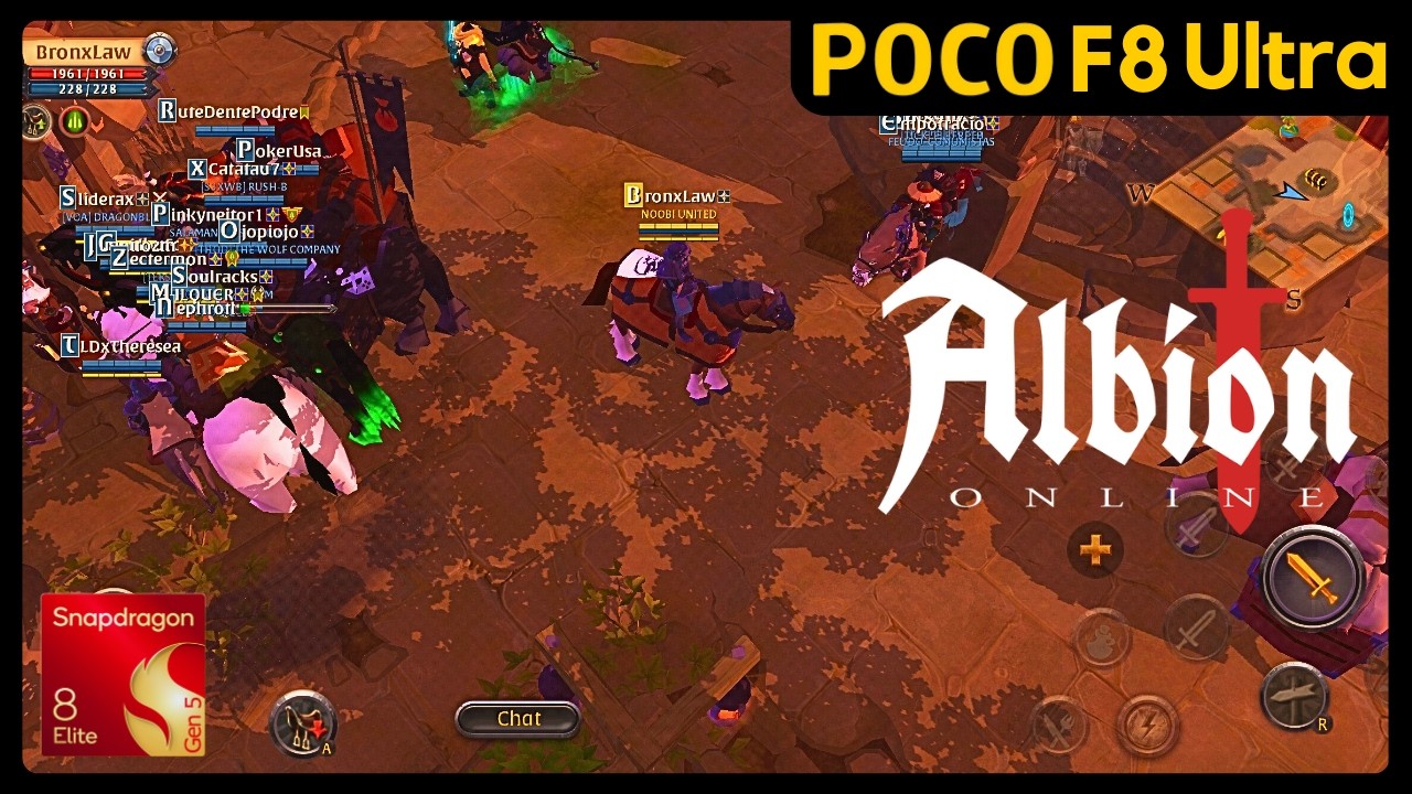 Albion Online | Xiaomi Poco F8 Ultra | 16/512 | Snapdragon 8 Elite Gen 5 | Max Settings