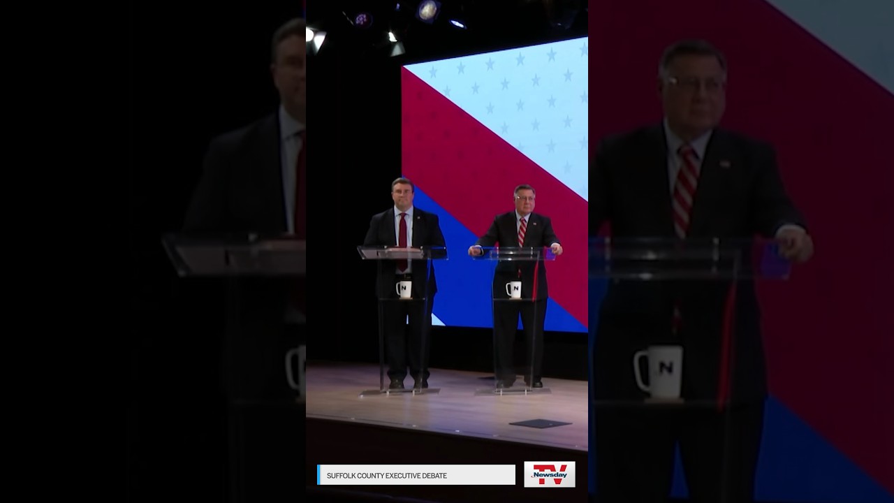 Suffolk County Executive Debate takes place from NewsdayTV studios #politics #election