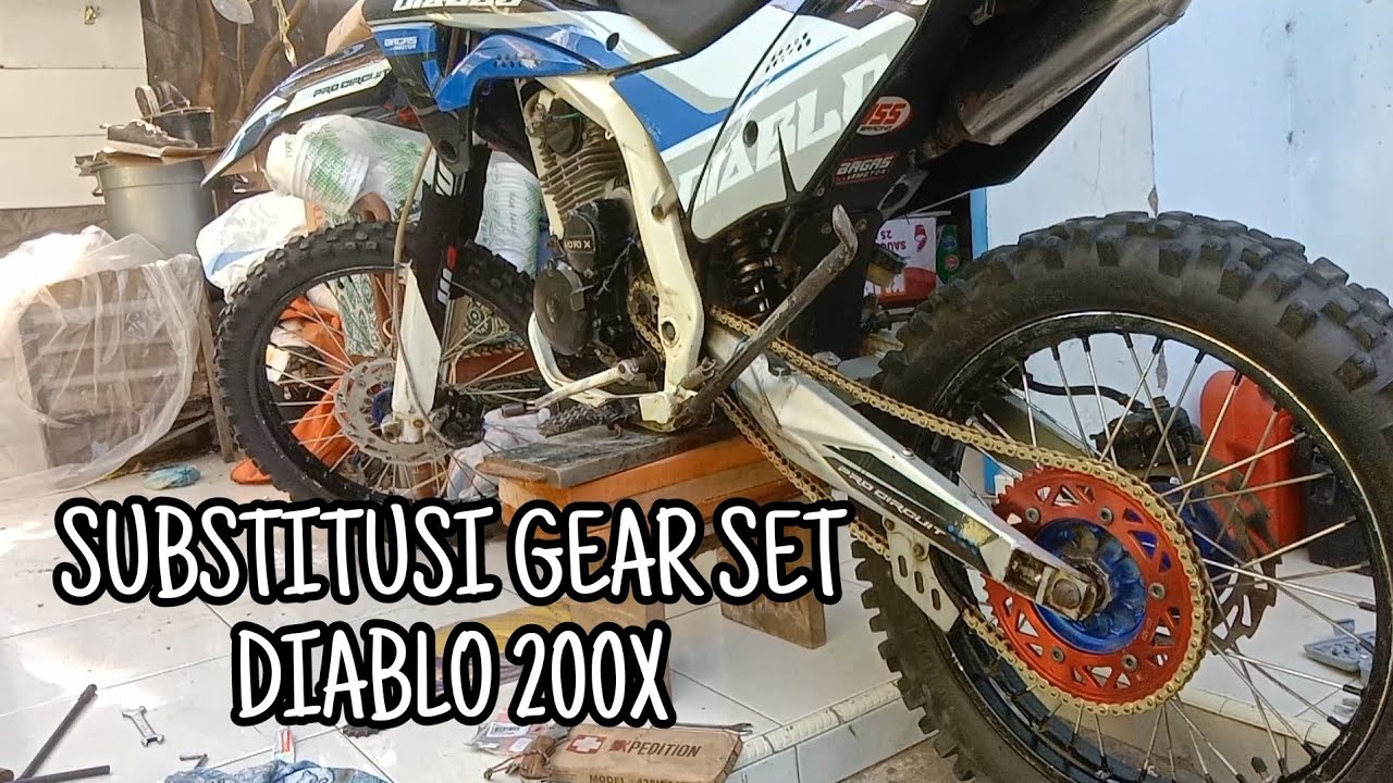 SUBSTITUSI GEAR SET DIABLO 200X  ❗❗