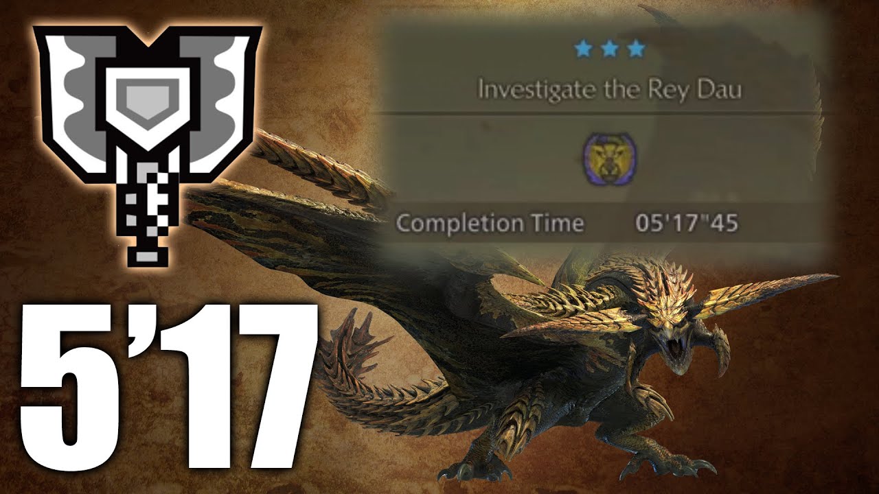 Monster Hunter Wilds OBT : Charge Blade - Rey Dau [5'17]