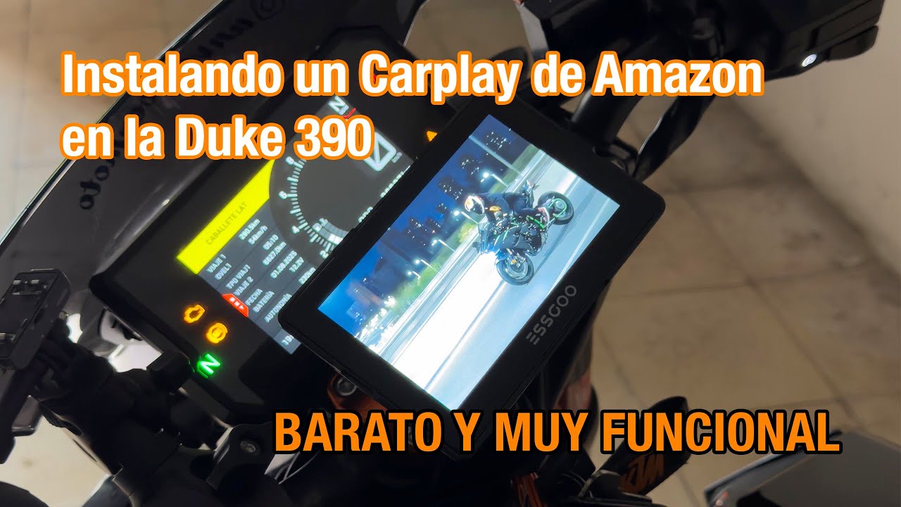 Instalacion Carplay en una KTM Duke 390 (Aplicable a todas las motos)