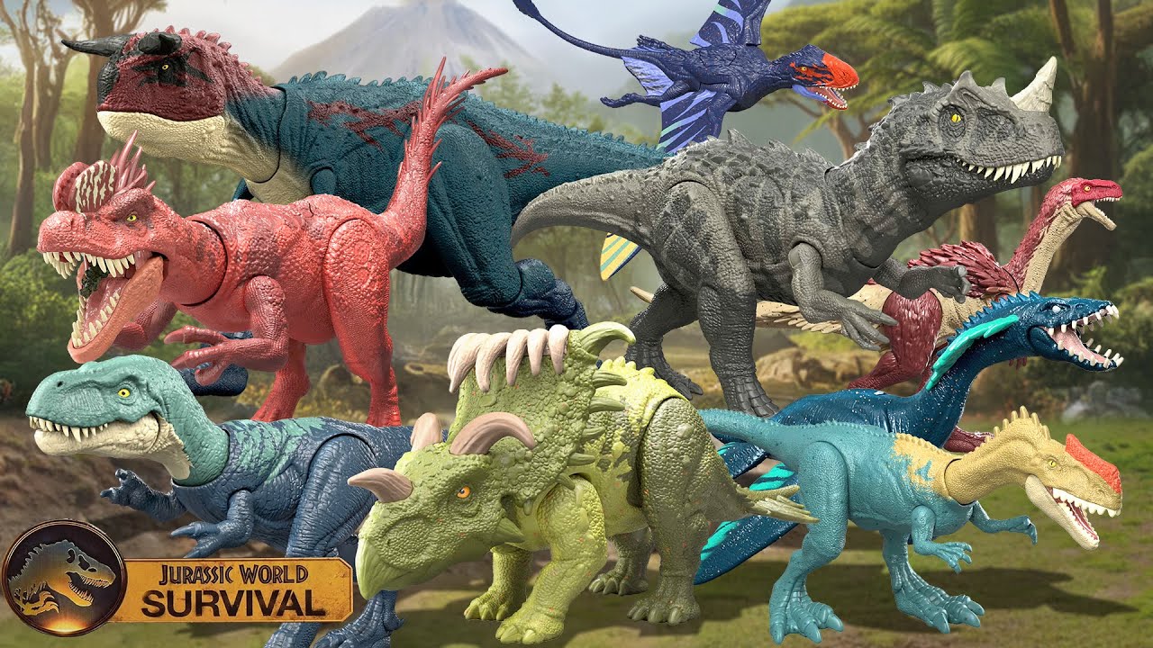 Unboxing EVERY Jurassic World Survival Toy Figure!
