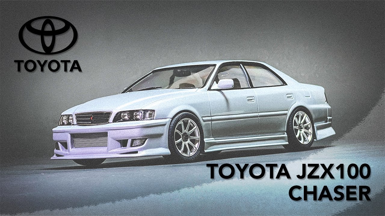 Building Custom TOYOTA JZX100 CHASER by Aoshima - FULL BUILD