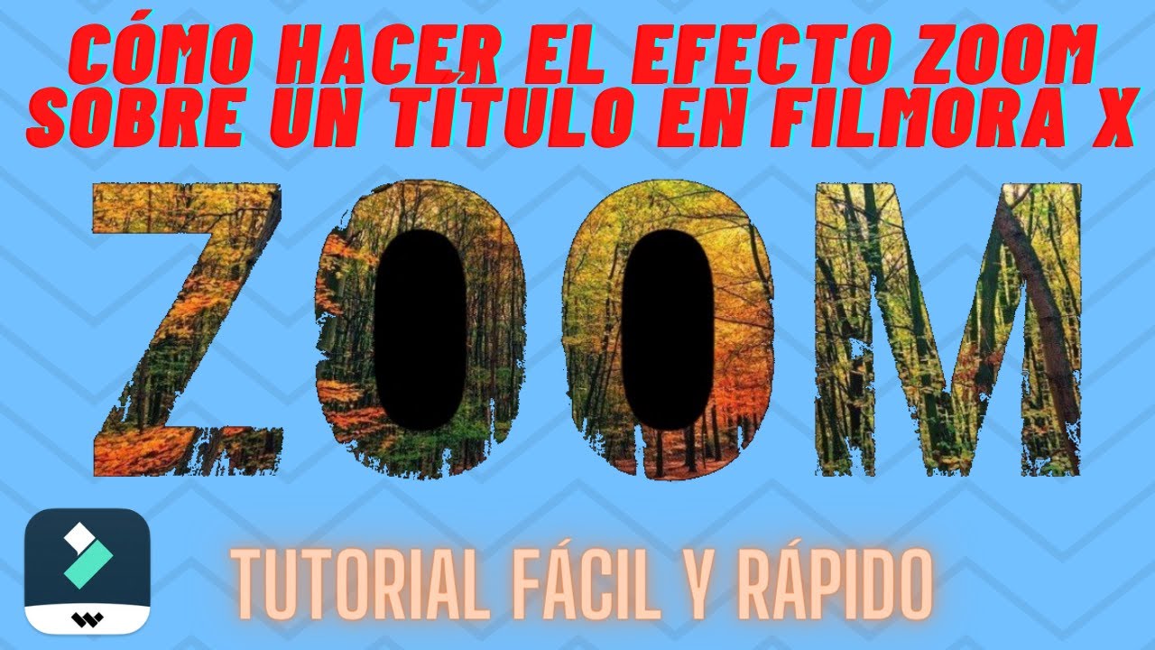 Efecto Zoom sobre un t&iacute;tulo en Filmora X | Tutorial F&aacute;cil y R&aacute;pido.