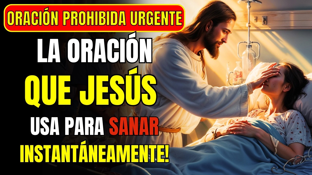 URGENTE: Oración Secreta Cura Cualquier Enfermedad | ¡Oración Poderosa Revelada por Jesús!