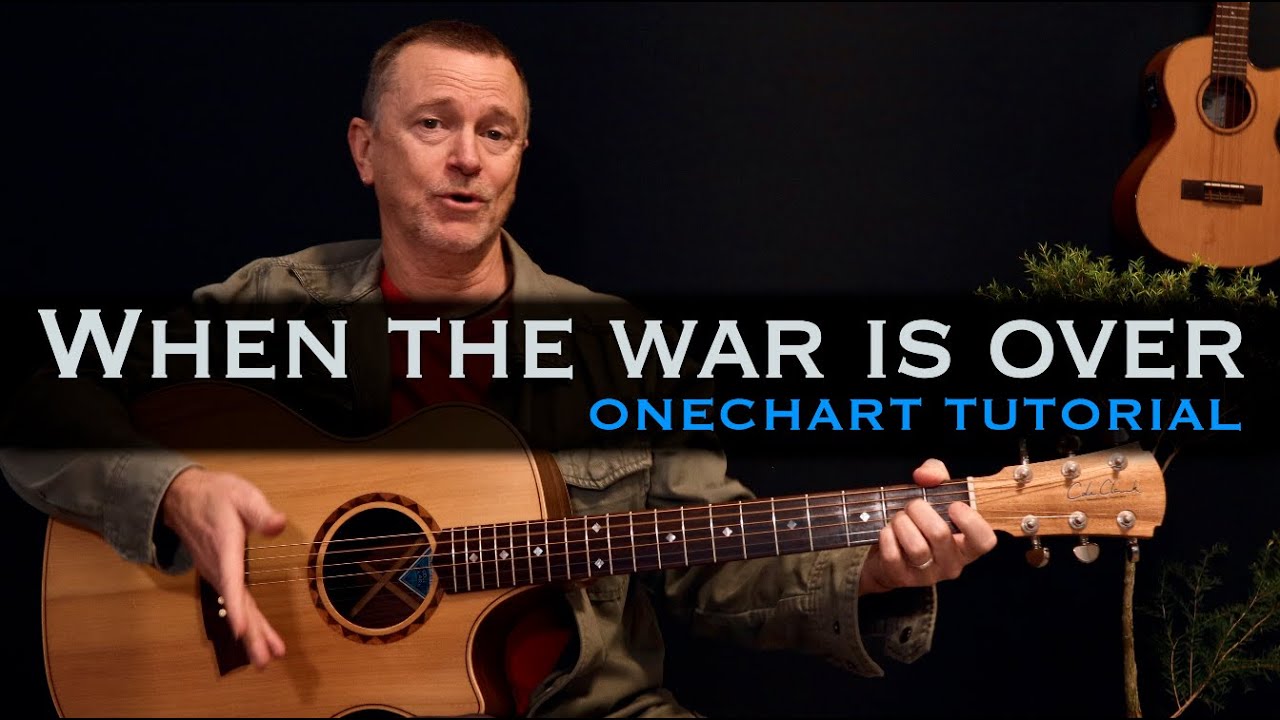 When the war is over Cold Chisel acoustic guitar lesson tutorial