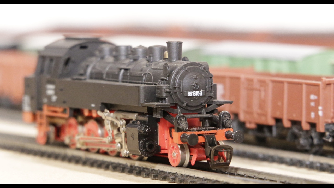 TT scale model trains 016: steamlocomotives BR86 BR56 and BR81 from BTTB