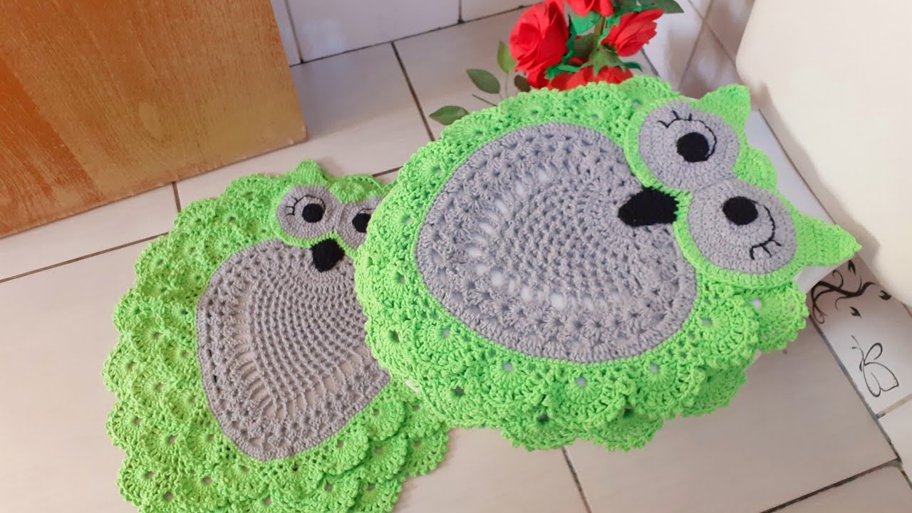 TAMPA DE VASO CORUJINHA RENDADA | PASSO A PASSO PARTE 1