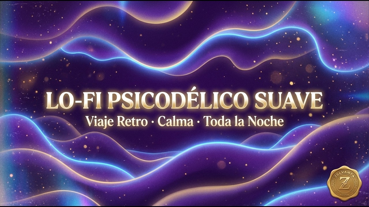 ✨ Lo-Fi Psicodélico Suave • Vibra Retro Para Estudiar, Relajar o Dormir