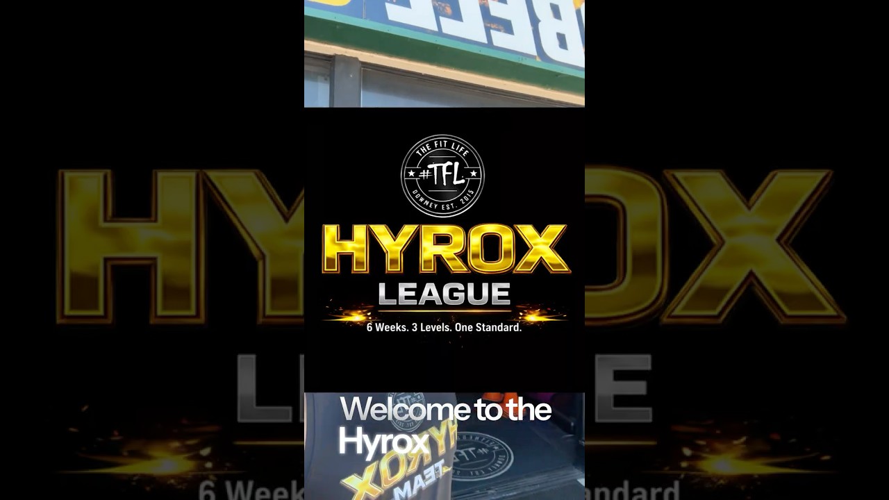 Hyrox league #hyrox #hyroxcommunity