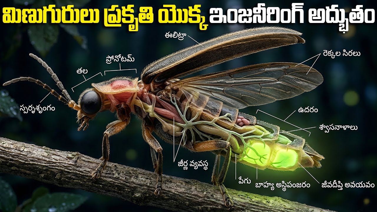 మిణుగురులు ప్రకృతి యొక్క ఇంజనీరింగ్ అద్భుతం  | The Secret Behind Fireflies' Light | FN-20 Telugu