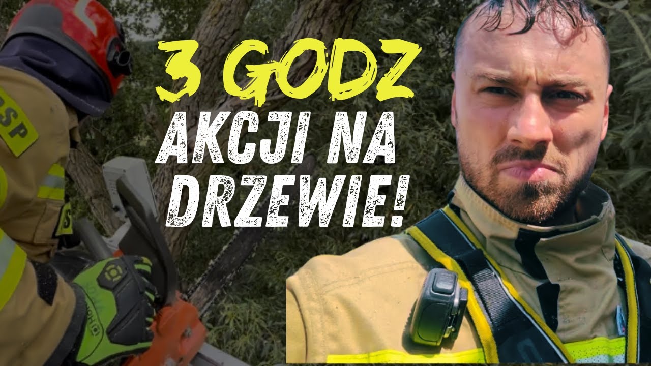 3 godziny walki z drzewem i awaria wozu – dzień służby w PSP | Rekomp #dzień23