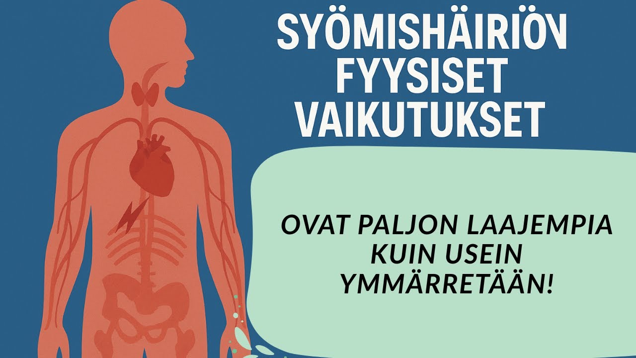 Syömishäiriöiden fyysiset vaikutukset- mitä kehossa oikeasti tapahtuu?