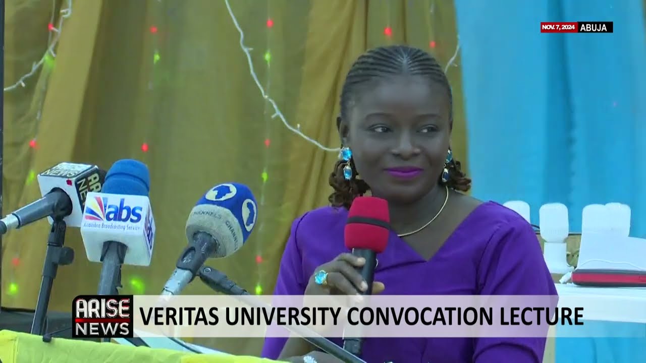 VERITAS UNIVERSITY CONVOCATION LECTURE