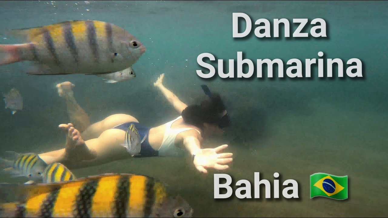 Danza subaquatica. Snorkelling. Bahia🇧🇷